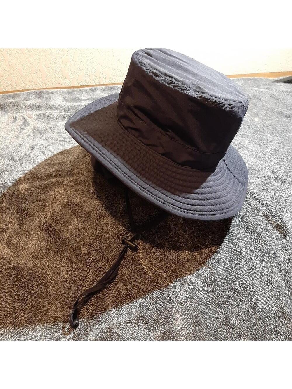 Kathmandu Bucket Hat Mens One Dark Grey Hiking Outdoor Adjustable UPF50+ No Fly